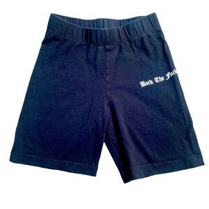 Rebel soul collective “back the F up” bike shorts
